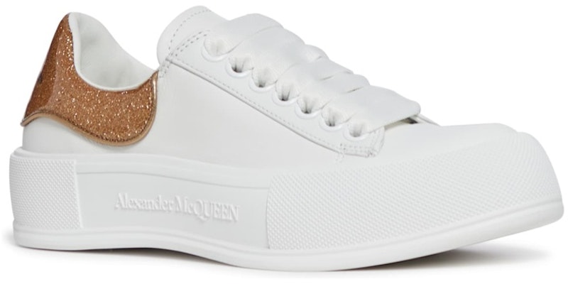 (W) Alexander McQueen Deck 'Putih Emas' 702047WICEM9053 Lookbook (W) Alexander McQueen Deck 'Putih Emas' 702047WICEM9053