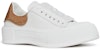 (W) Alexander McQueen Deck 'Putih Emas' 702047WICEM9053