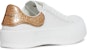 (W) Alexander McQueen Deck 'Putih Emas' 702047WICEM9053