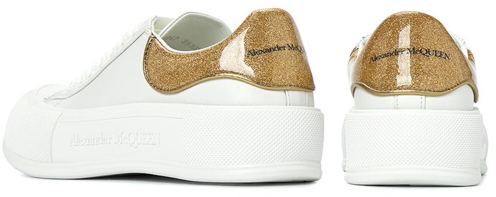 (Women) Alexander McQueen Deck 'White Gold' 702047WICEM9053 Details for (Women) Alexander McQueen Deck 'White Gold' 702047WICEM9053