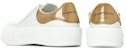 (W) Alexander McQueen Deck 'Putih Emas' 702047WICEM9053