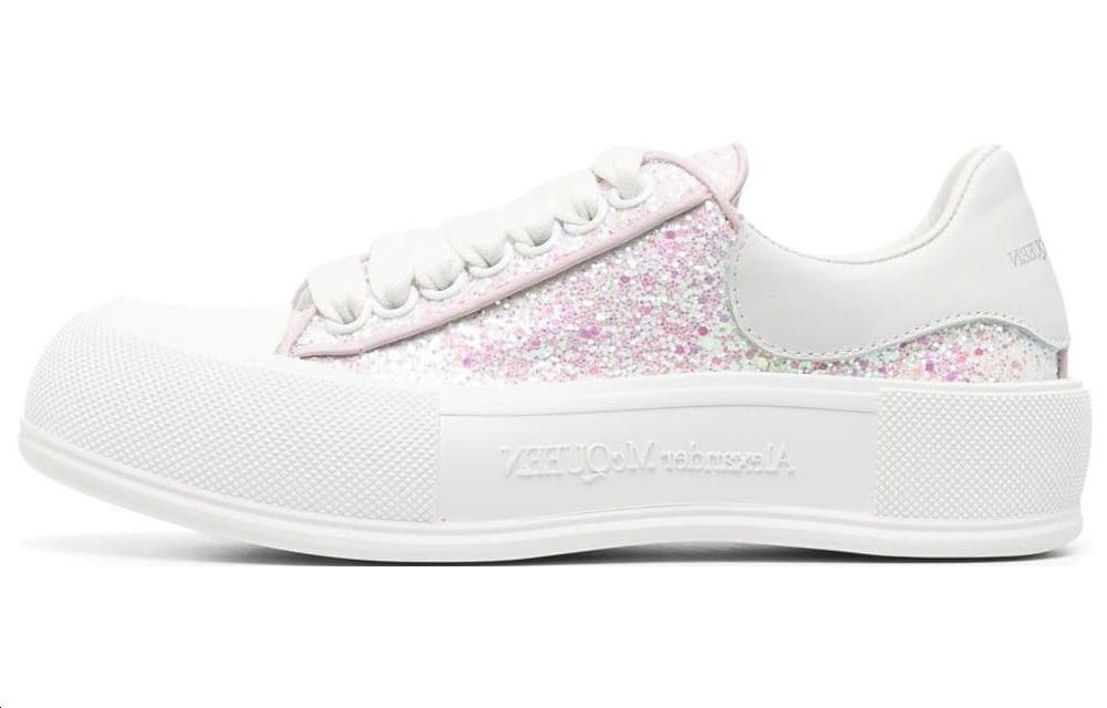 Buy (W) 亚历山大·麦昆 Deck 白粉色 702048W4JFB5823