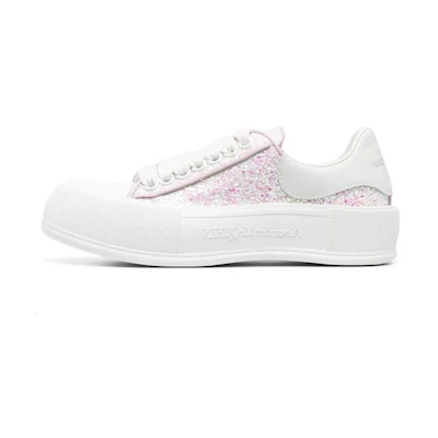 (W) Alexander McQueen Deck 'White Pink'