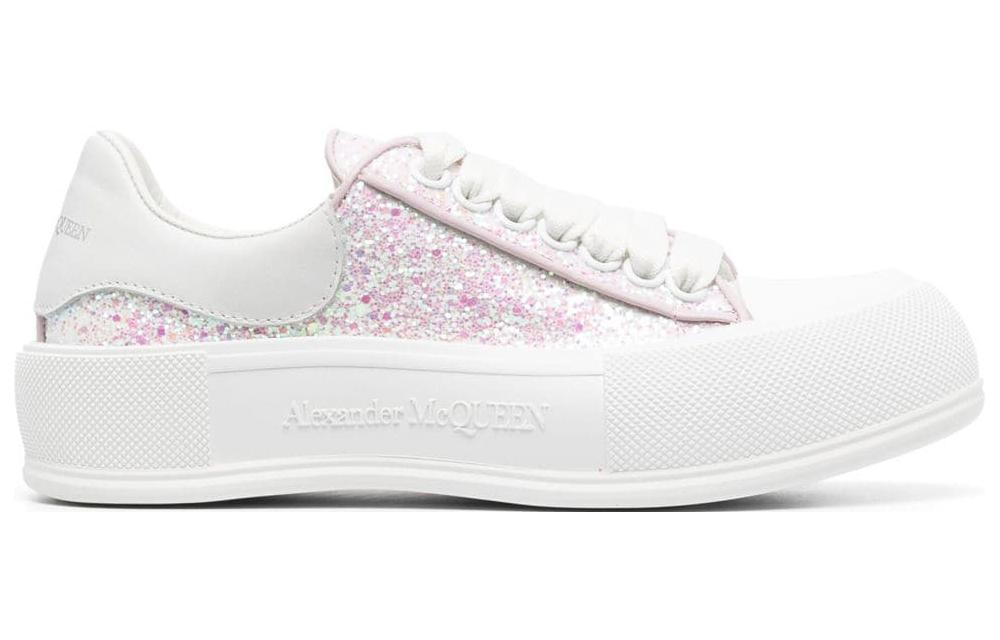 Order (W) Alexander McQueen Deck ''Wit Roze'' 702048W4JFB5823
