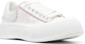 Shop (W) Alexander McQueen Deck ''Wit Roze'' 702048W4JFB5823