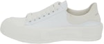 Buy (W) Alexander McQueen Deck Lace-Up Plimsoll 2021 'Putih' 654593-W4PQ1-9000