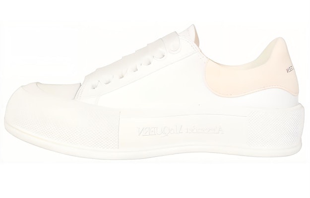 (Women) Alexander McQueen Deck Lace-Up Plimsoll 2022 'White' 697120-W4MV7-9000 Buy (Women) Alexander McQueen Deck Lace-Up Plimsoll 2022 'White' 697120-W4MV7-9000