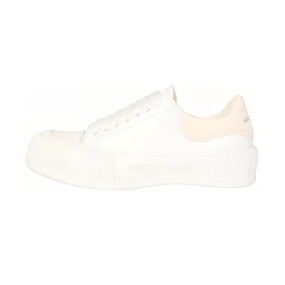 (W) Alexander McQueen Deck Lace-Up Plimsoll 2022 'White'