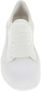 (W) Alexander McQueen Deck Lace-Up Plimsoll 2021 'Blanco' 654593-W4PQ1-9000 Shop (W) Alexander McQueen Deck Lace-Up Plimsoll 2021 'Blanco' 654593-W4PQ1-9000