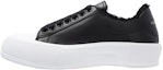 Buy (W) Alexander McQueen Deck Lace-Up Plimsoll 'Hitam Putih Shearling' 685683-WIABL-1070