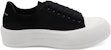 (Women) Alexander McQueen Deck Lace-Up Plimsoll 'Black' 654593-W4MV7-1070