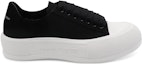 Order (Women) Alexander McQueen Deck Lace-Up Plimsoll 'Black' 654593-W4MV7-1070