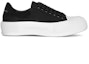 Order (W) Alexander McQueen Deck Lace-Up Plimsoll 'Hitam' 654593-W4PQ1-1070