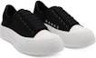 Lookbook (Women) Alexander McQueen Deck Lace-Up Plimsoll 'Black' 654593-W4MV7-1070