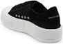 Purchase (Women) Alexander McQueen Deck Lace-Up Plimsoll 'Black' 654593-W4MV7-1070