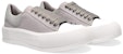 (Women) Alexander McQueen Deck Lace-Up Plimsoll 'Grey' 654593-W4MV7-1359