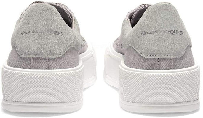 (W) Alexander McQueen Deck Lace-Up Plimsoll 'Abu-abu' Sneakers 654593-W4MV7-1359 Shop (W) Alexander McQueen Deck Lace-Up Plimsoll 'Abu-abu' Sneakers 654593-W4MV7-1359