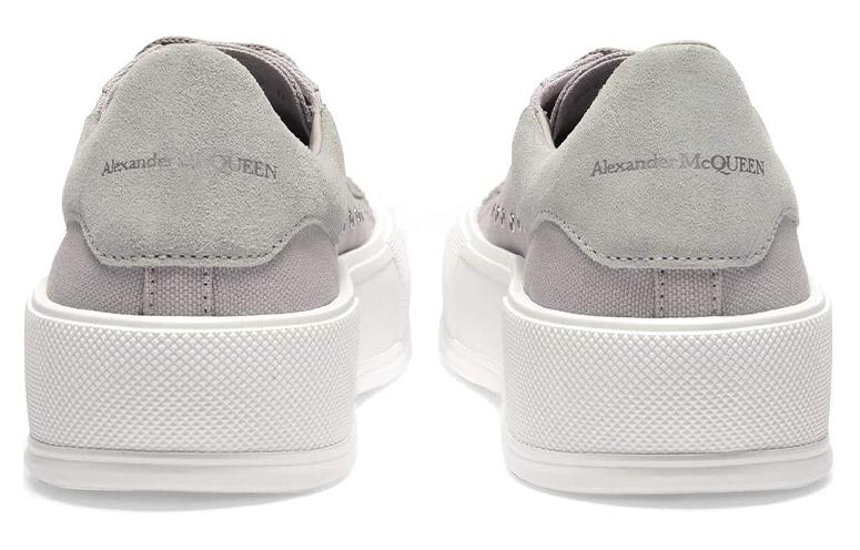 Shop (W) Alexander McQueen Deck Lace-Up Plimsoll 'Gris' 654593-W4MV7-1359