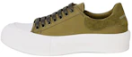 Buy (W) Alexander McQueen Deck Lace-Up Plimsoll 'Khaki' Sepatu Pria Hijau Coklat 654593-W4PQ1-3227