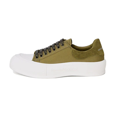 (W) Alexander McQueen Deck Lace-Up Plimsoll 'Khaki'