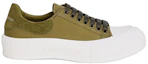 Order (W) Alexander McQueen Deck Lace-Up Plimsoll 'Khaki' Sepatu Pria Hijau Coklat 654593-W4PQ1-3227