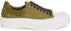 Order (Women) Alexander McQueen Deck Lace-Up Plimsoll 'Khaki' 654593-W4PQ1-3227
