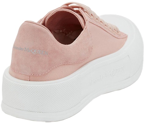 (Women) Alexander McQueen Deck Lace-Up Plimsoll 'Magnolia' 654593-W4PQ1-9297 Shop (Women) Alexander McQueen Deck Lace-Up Plimsoll 'Magnolia' 654593-W4PQ1-9297