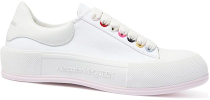 (W) Alexander McQueen Deck Lace Plimsoll 'Blanco Multicolor' 654593W4MVR9548 Lookbook (W) Alexander McQueen Deck Lace Plimsoll 'Blanco Multicolor' 654593W4MVR9548