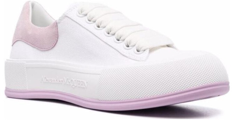 (Women) Alexander McQueen Deck Lace Plimsoll 'White Lilac' 654593W4MV79490 Lookbook (Women) Alexander McQueen Deck Lace Plimsoll 'White Lilac' 654593W4MV79490