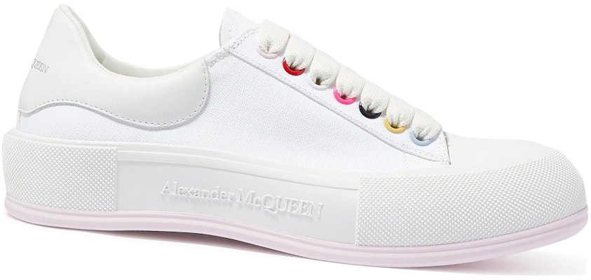 (W) Alexander McQueen Deck Lace Plimsoll 'Putih Multi' 654593W4MVR9548 Lookbook (W) Alexander McQueen Deck Lace Plimsoll 'Putih Multi' 654593W4MVR9548