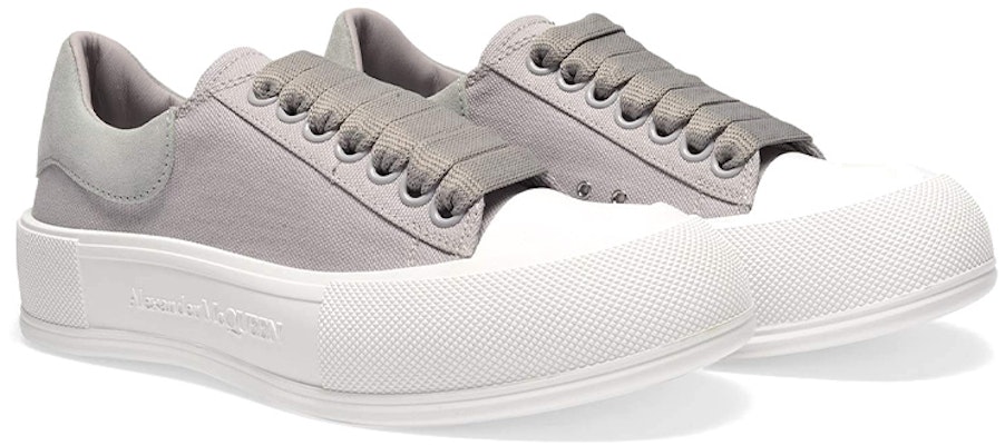 (W) 알렉산더 맥퀸 그레이 데크 플림솔 (Alexander McQueen Grey Deck Plimsoll) 654593-W4MV7-1359 Order (W) 알렉산더 맥퀸 그레이 데크 플림솔 (Alexander McQueen Grey Deck Plimsoll) 654593-W4MV7-1359