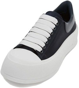 (W) Alexander McQueen Deck Lace Up Plimsoll 'Antracita' 708085W4GP91103 Buy (W) Alexander McQueen Deck Lace Up Plimsoll 'Antracita' 708085W4GP91103