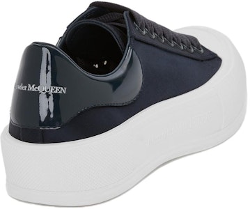 (W) Alexander McQueen Deck Lace Up Plimsoll 'Antracita' 708085W4GP91103 Shop (W) Alexander McQueen Deck Lace Up Plimsoll 'Antracita' 708085W4GP91103