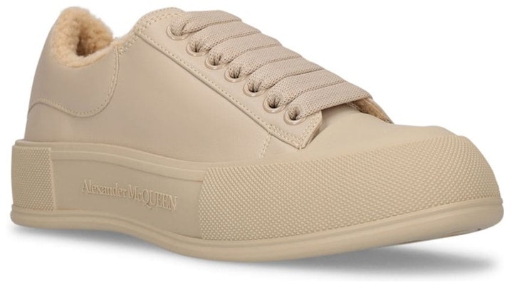 (Women) Alexander McQueen Deck Low 'Beige' 685683WIABL2178 Order (Women) Alexander McQueen Deck Low 'Beige' 685683WIABL2178