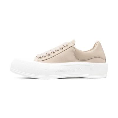 (W) Alexander McQueen Deck Low 'Camel Fashion'