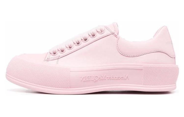 (Women) Alexander McQueen Deck Skate Plimsoll Shoes 'Pink' 697121WHVJT5816