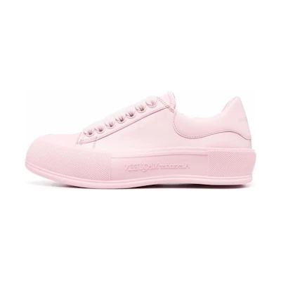 (W) Alexander McQueen Deck Skate Plimsoll Shoes 'Pink'
