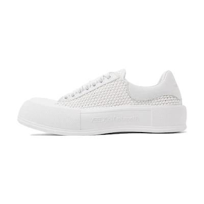 (W) Alexander McQueen Deck Low 'White'