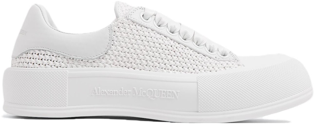 (W) Alexander McQueen Deck Low 'Putih' Sneakers 755634W4WA39065 Order (W) Alexander McQueen Deck Low 'Putih' Sneakers 755634W4WA39065