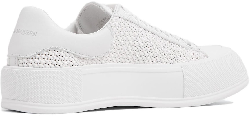 (W) Alexander McQueen Deck Low 'Putih' Sneakers 755634W4WA39065 Lookbook (W) Alexander McQueen Deck Low 'Putih' Sneakers 755634W4WA39065