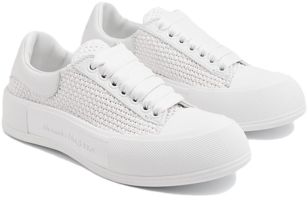 (W) Alexander McQueen Deck Low 'Putih' Sneakers 755634W4WA39065 Shop (W) Alexander McQueen Deck Low 'Putih' Sneakers 755634W4WA39065