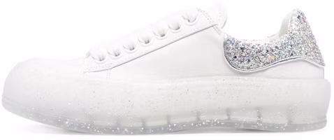 (Women) Alexander McQueen Deck Low 'White Leather' 708084WICE89413 (Women) Alexander McQueen Deck Low 'White Leather' 708084WICE89413