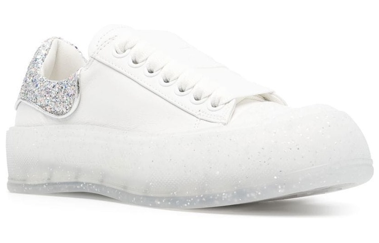 Order (W) Alexander McQueen Deck Rendah 'Kulit Putih' 708084WICE89413