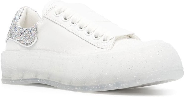 (Women) Alexander McQueen Deck Low 'White Leather' 708084WICE89413 Order (Women) Alexander McQueen Deck Low 'White Leather' 708084WICE89413
