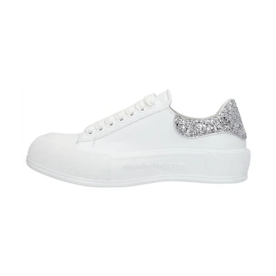 (W) Alexander McQueen Deck Low 'White Sheepskin'
