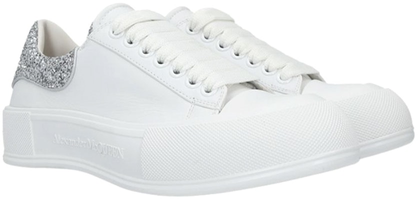 (W) Alexander McQueen Deck Low 'Kulit Domba Putih' 676686WIABB9071 Order (W) Alexander McQueen Deck Low 'Kulit Domba Putih' 676686WIABB9071