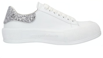 (W) Alexander McQueen Deck Rendah 'Putih Sheepskin' 676686WIABB9071 Order (W) Alexander McQueen Deck Rendah 'Putih Sheepskin' 676686WIABB9071