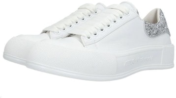 (W) Alexander McQueen Deck Rendah 'Putih Sheepskin' 676686WIABB9071 Shop (W) Alexander McQueen Deck Rendah 'Putih Sheepskin' 676686WIABB9071