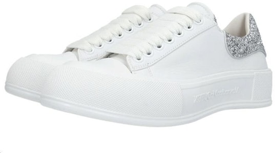 (W) Alexander McQueen Deck Low 'Kulit Domba Putih' 676686WIABB9071 Shop (W) Alexander McQueen Deck Low 'Kulit Domba Putih' 676686WIABB9071