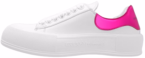 (Women) Alexander McQueen Deck Low Top 'White Leather' 716636WICEL9993 (Women) Alexander McQueen Deck Low Top 'White Leather' 716636WICEL9993